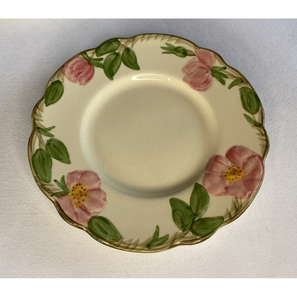 Vintage Franciscan Desert Rose Bread & Butter Plate TV Logo 1966 Made In USA